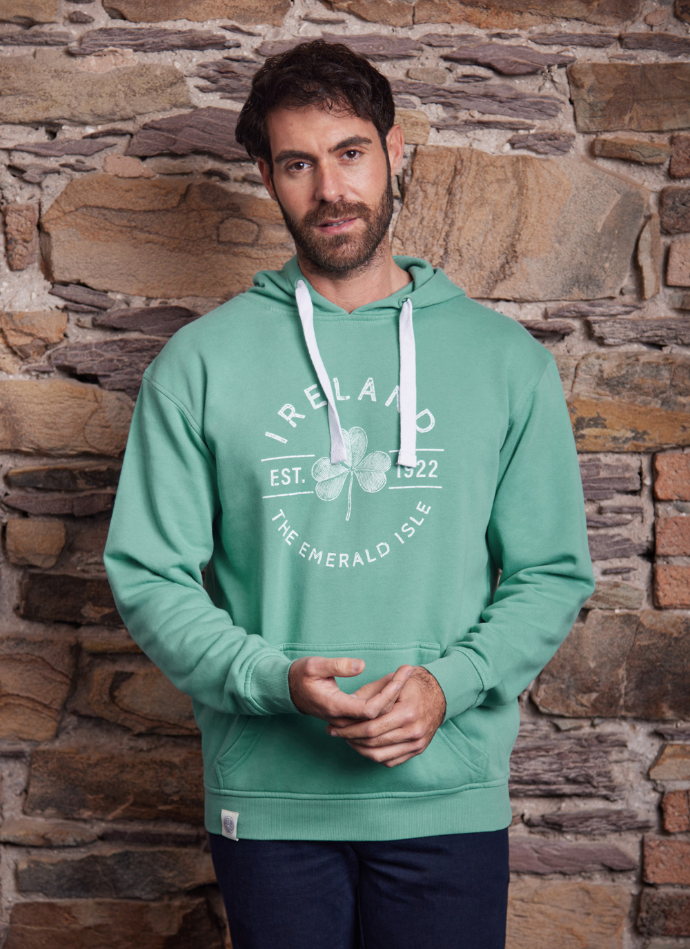 Unisex Ireland Est. 1922 Shamrock Hoodie 